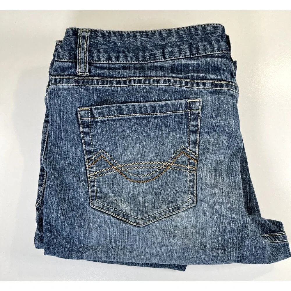 Mossimo Supply Co. Womens  15R Skinny Jeans  Distressed Low Rise